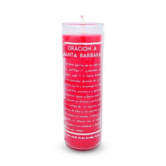 Saint Barbara Candle