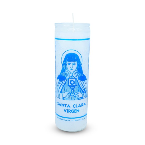 Saint Clare Candle