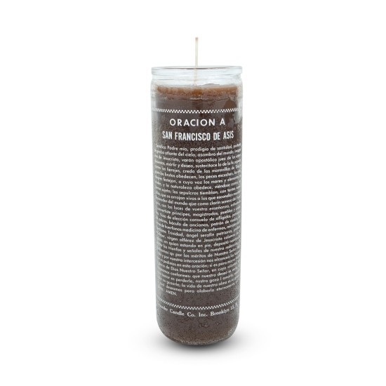 Saint Francis of Assisi Candle