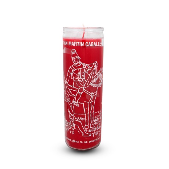 Saint Martin Caballero Candle