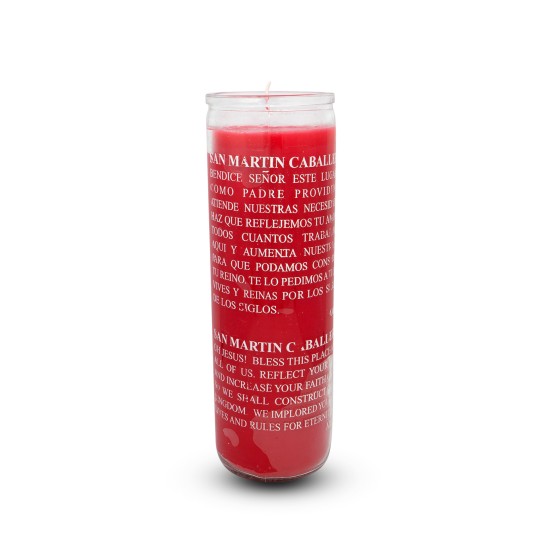 Saint Martin Caballero Candle